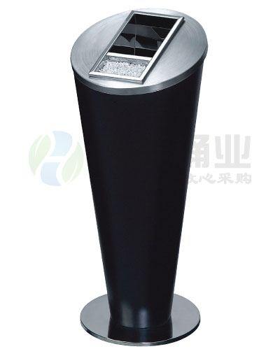 圆锥座地室内垃圾桶